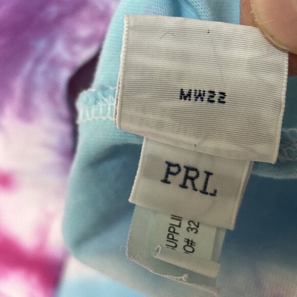 Vtg Polo Ralph Lauren Shirt Mens L Tie Dye Swirl Pony Tee Single Stitch Preppy - Picture 8 of 11